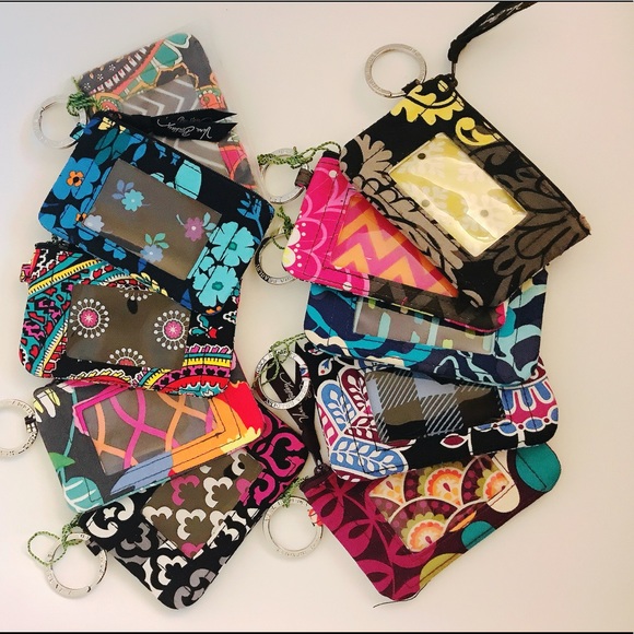 20 mix Vera Bradley zip ID wallet vary pattern NT - Picture 2 of 2